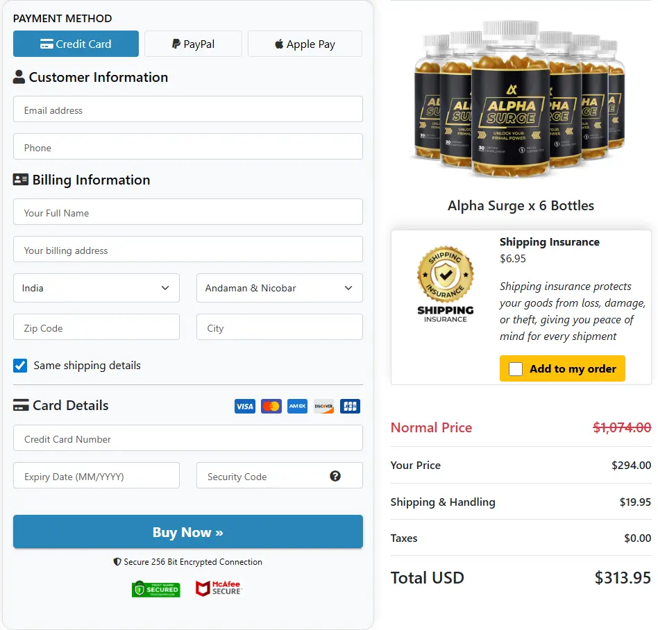 alphasurge- Secure Page